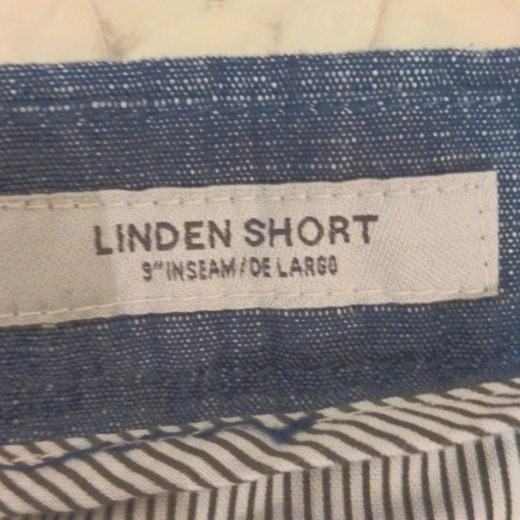 Men's Goodfellow & Co. Chambray Flat Front Linden Short, 9" Inseam, 38 - Picture 3 of 7